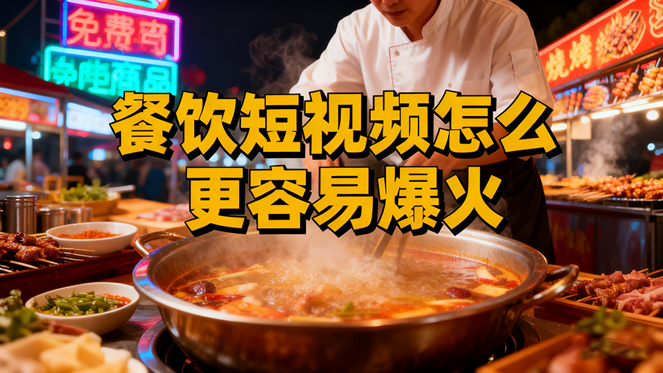 餐飲短視頻怎么更容易爆火，提高餐廳客流量？